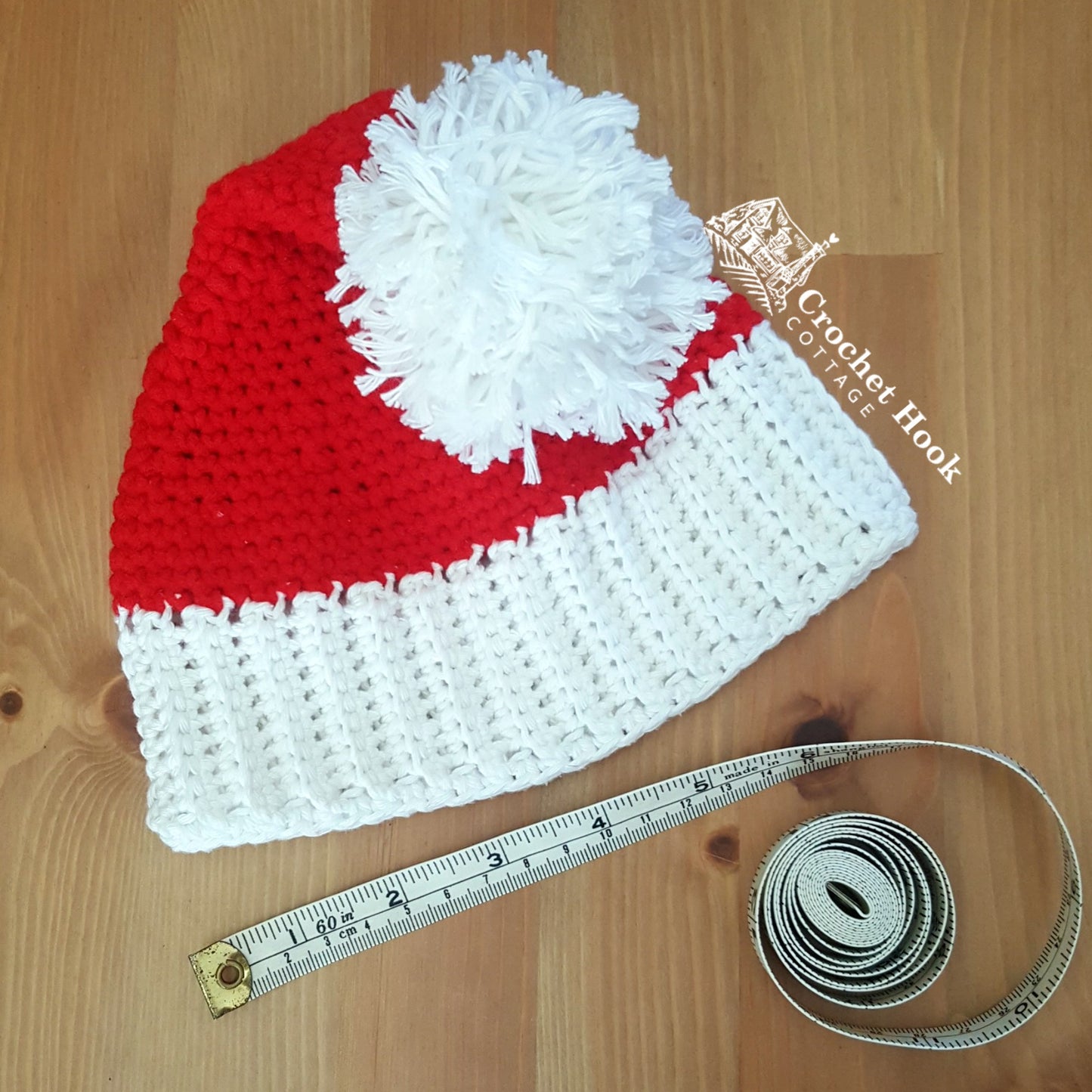 CROCHET PATTERN Santa Hat in eight different sizes
