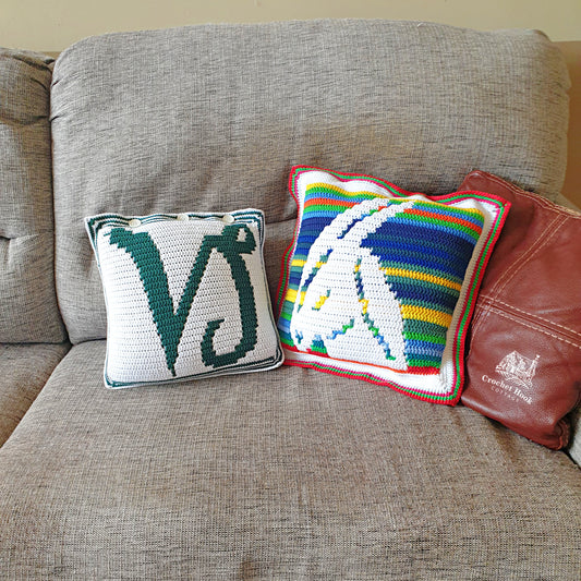 Crochet Pattern - Capricorn Cushion Cover - mosaic crochet pattern
