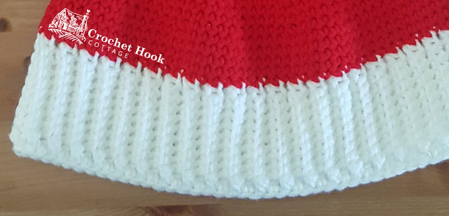 CROCHET PATTERN Santa Hat in eight different sizes