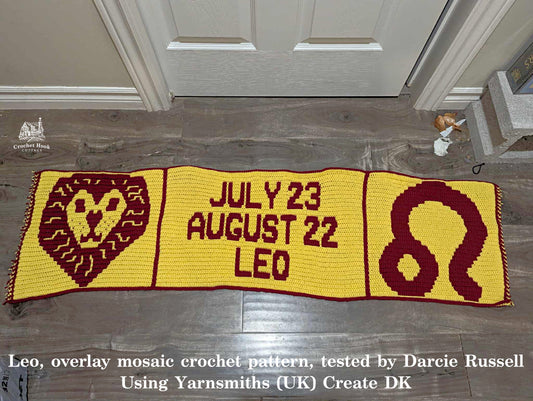Crochet Pattern - Leo - mosaic crochet pattern