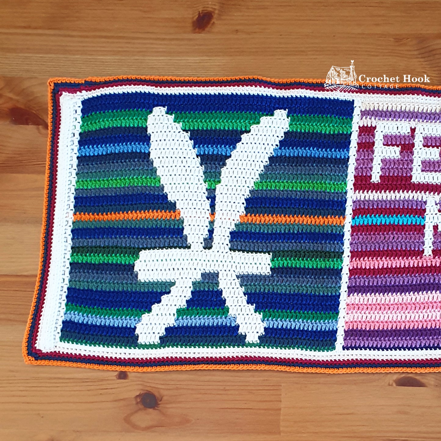 Crochet Pattern - Pisces - mosaic crochet pattern