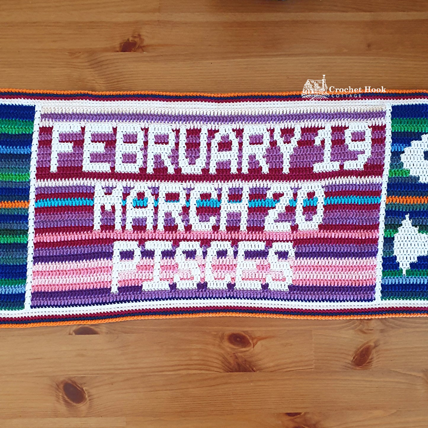 Crochet Pattern - Pisces - mosaic crochet pattern