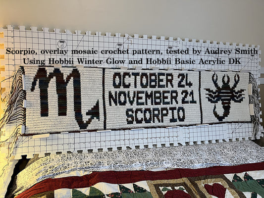 Crochet Pattern - Scorpio - mosaic crochet pattern
