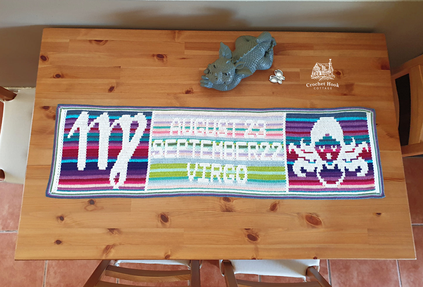 Crochet Pattern - Virgo - mosaic crochet pattern