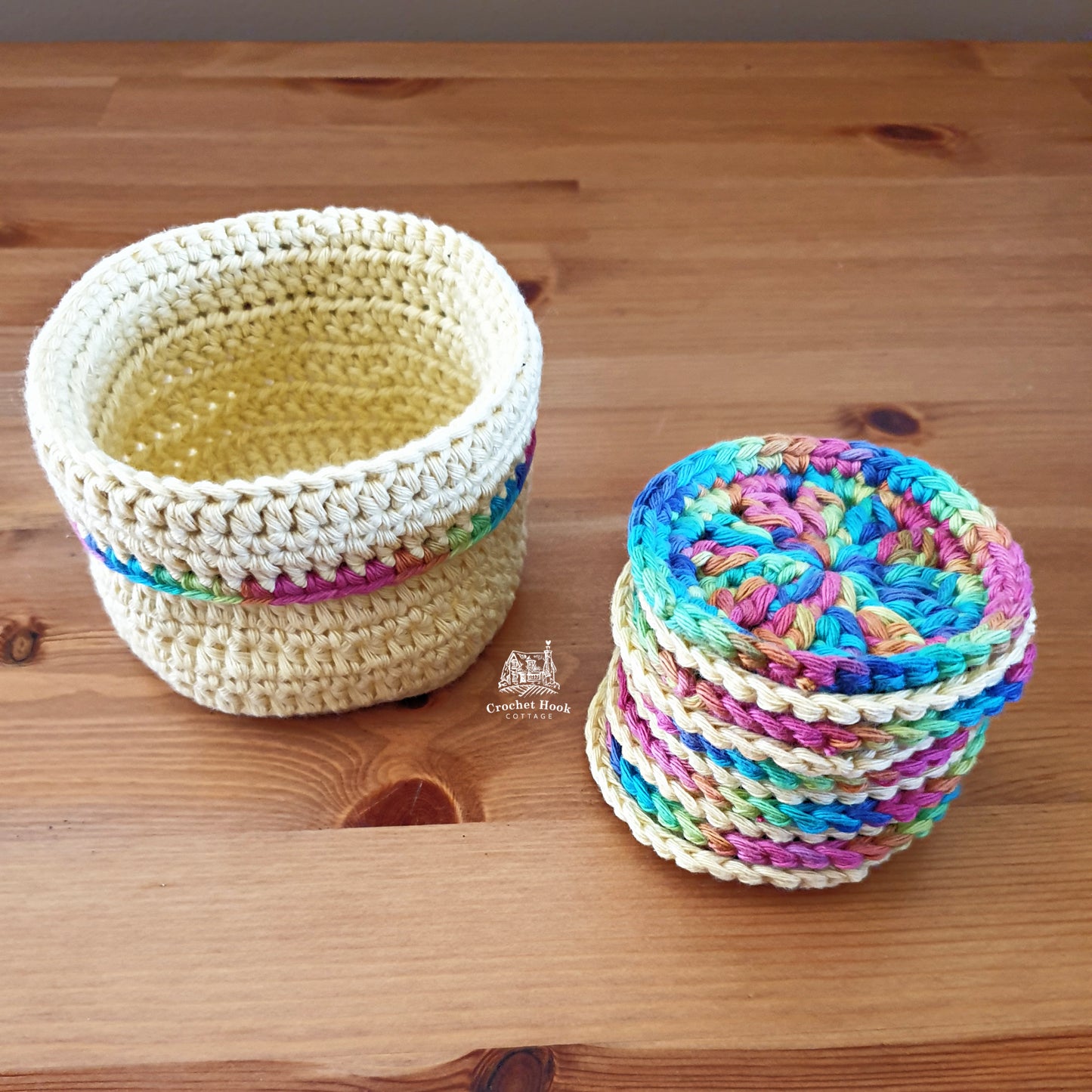 Reusable Face Scrubbies & Basket Set