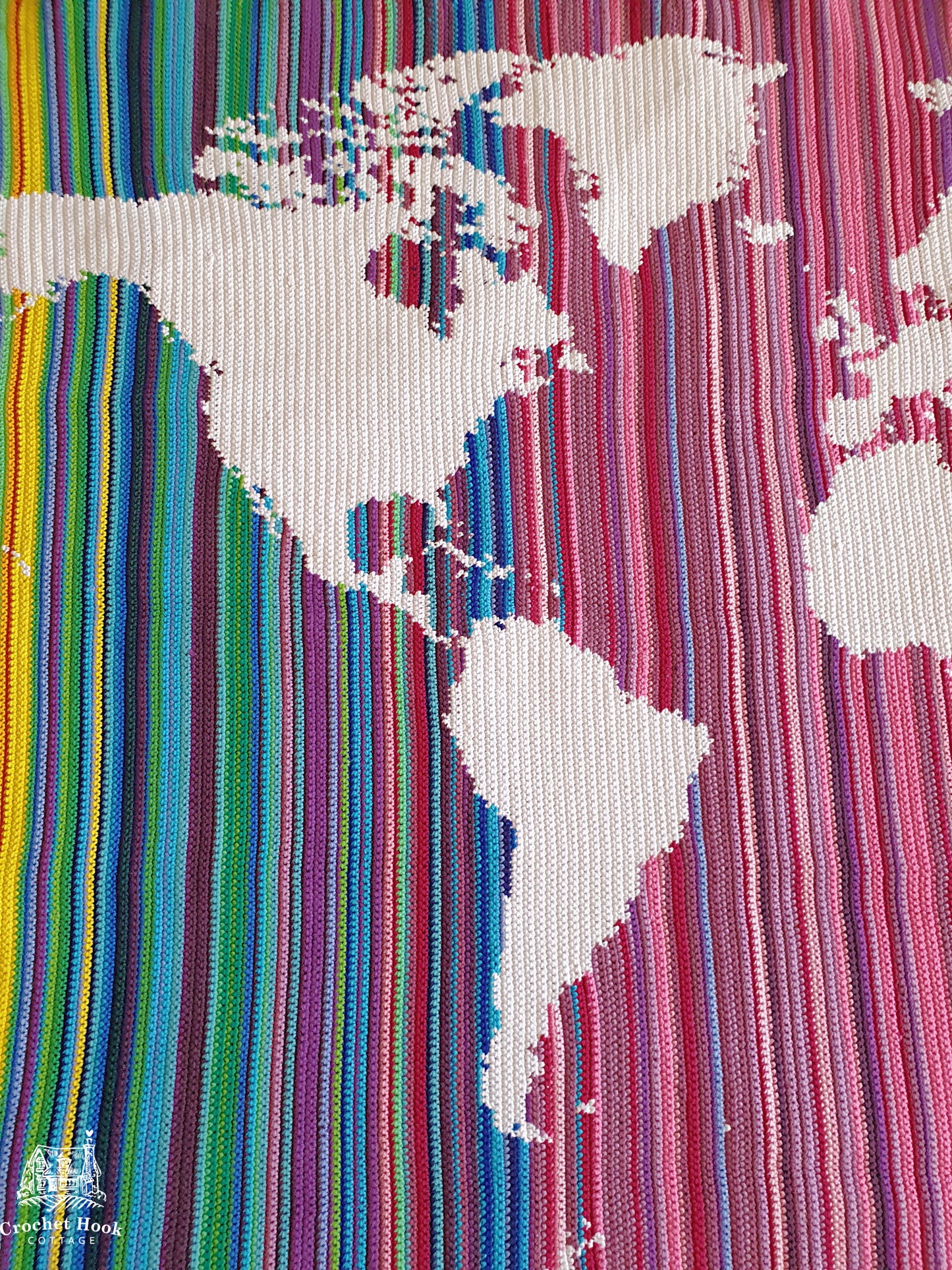 Crochet Pattern - Our Earth Blanket - Temperature Blanket pattern or Normal Blanket pattern