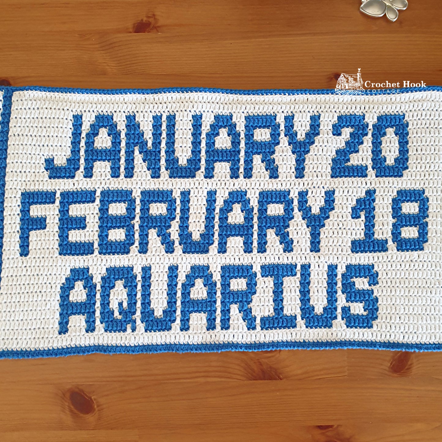 Crochet Pattern - Aquarius - mosaic crochet pattern