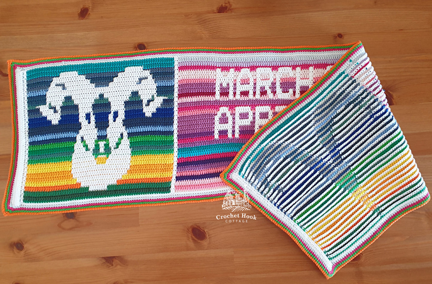 Crochet Pattern - Aries - mosaic crochet pattern