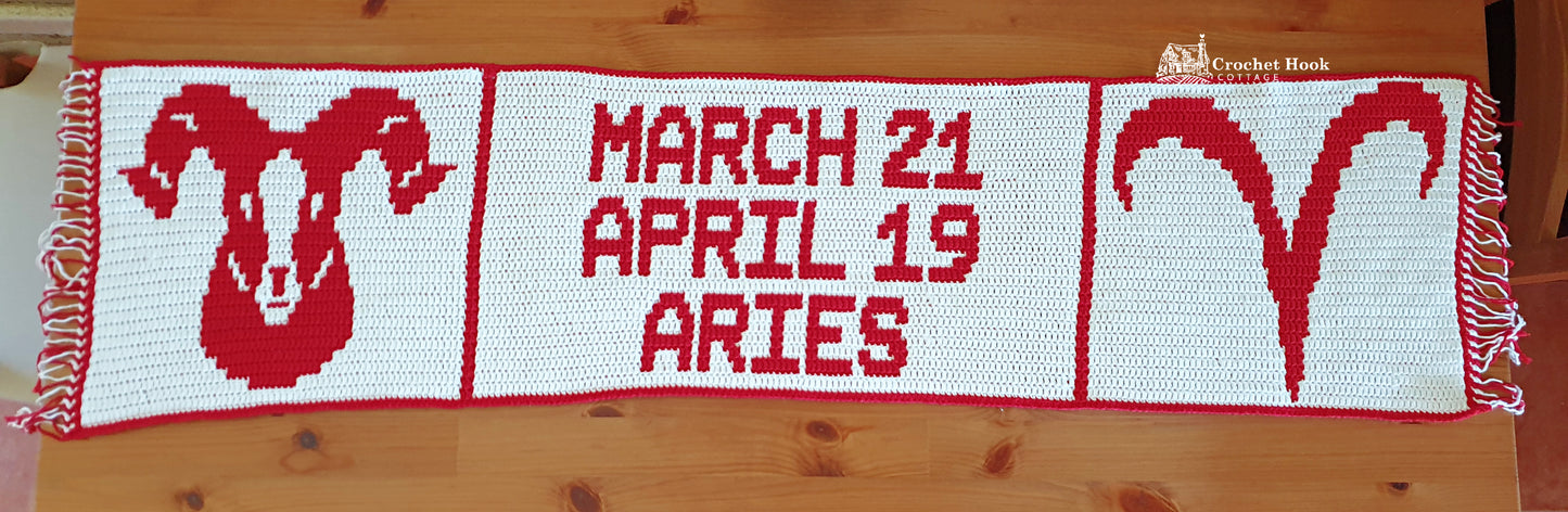 Crochet Pattern - Aries - mosaic crochet pattern