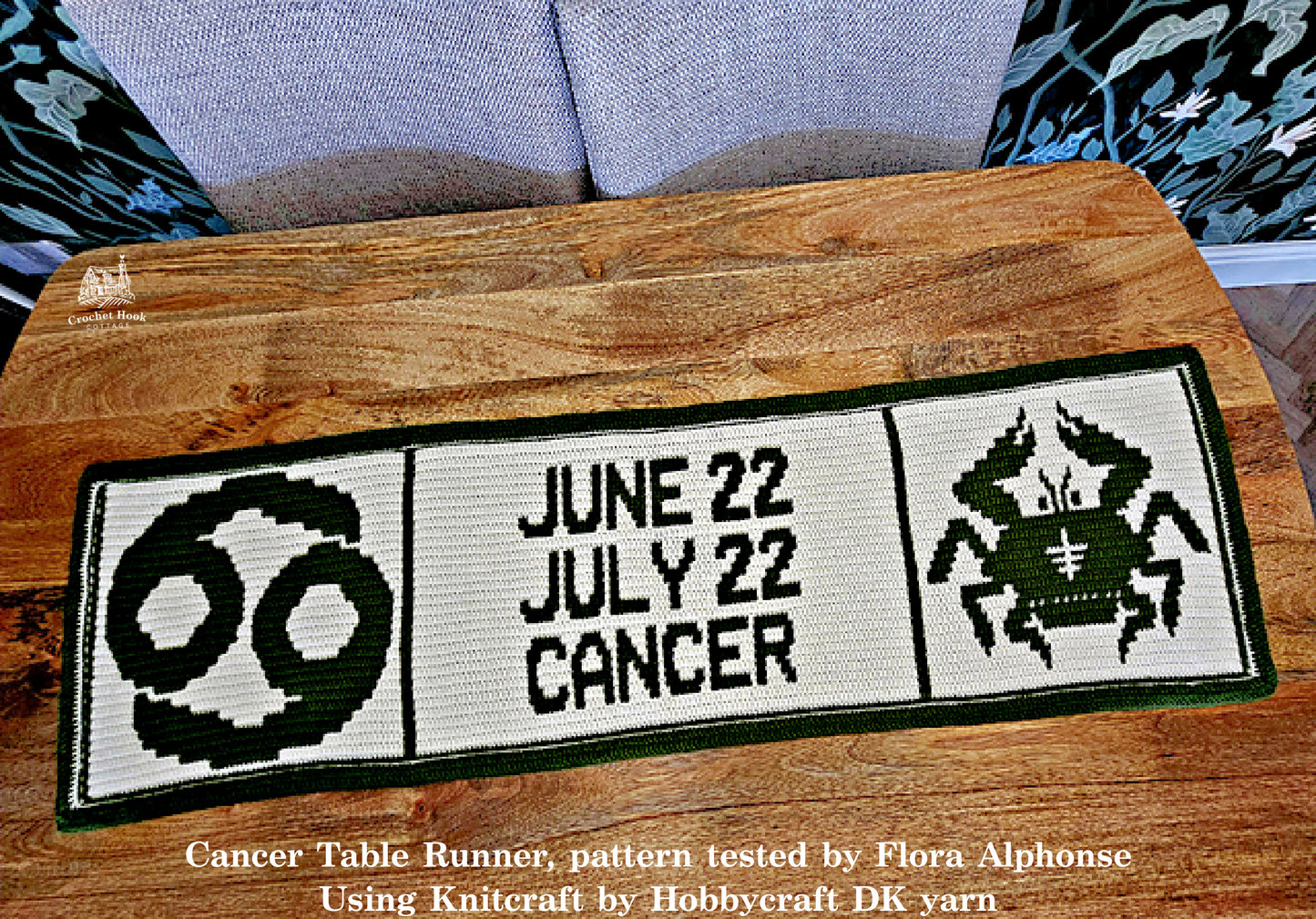 Crochet Pattern - Cancer - mosaic crochet pattern