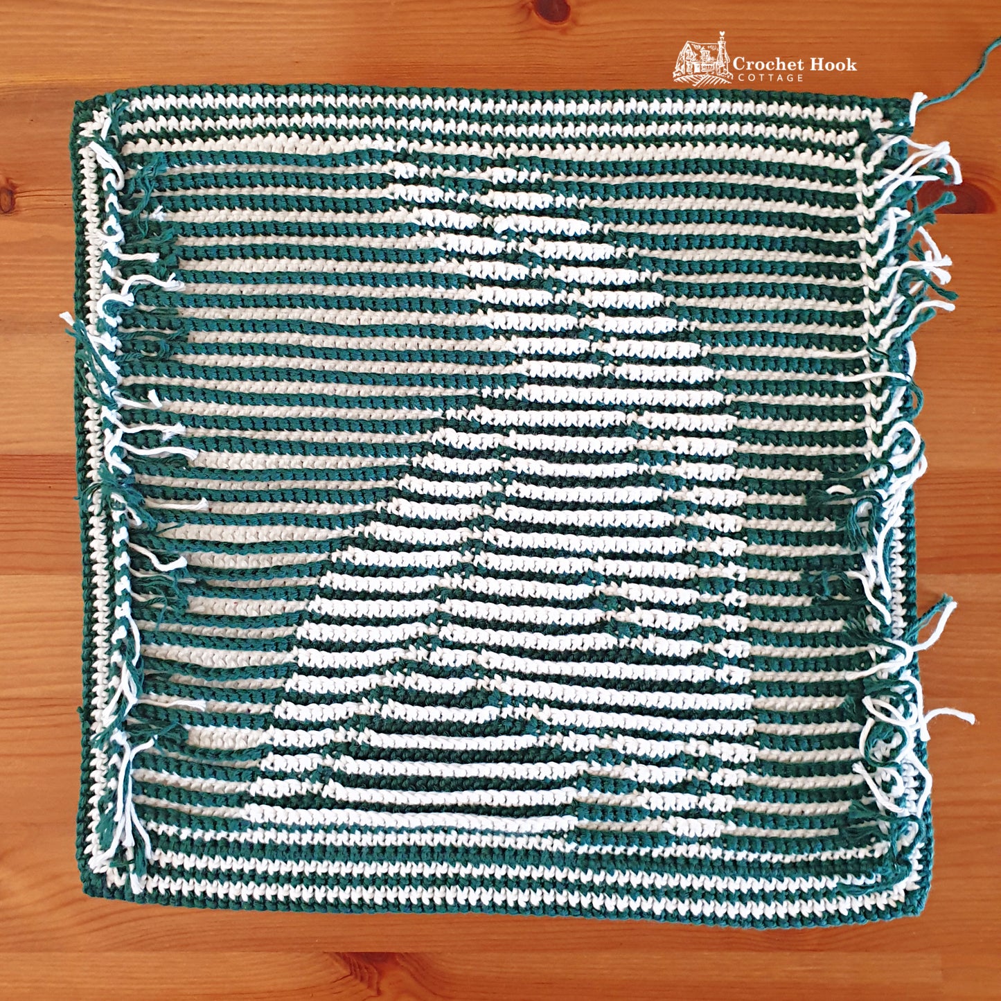 Crochet Pattern - Capricorn Cushion Cover - mosaic crochet pattern