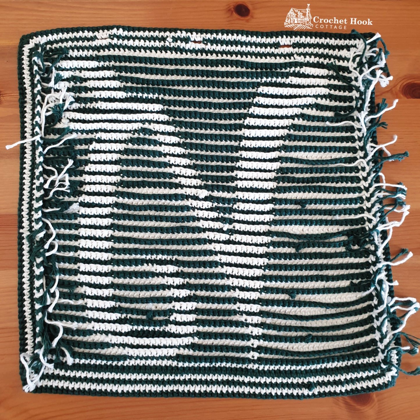 Crochet Pattern - Capricorn Cushion Cover - mosaic crochet pattern