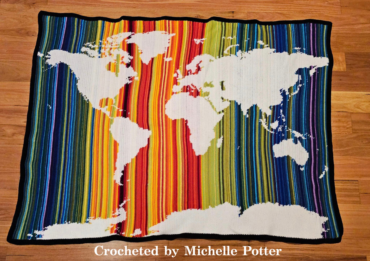 Crochet Pattern - Our Earth Blanket - Temperature Blanket pattern or Normal Blanket pattern