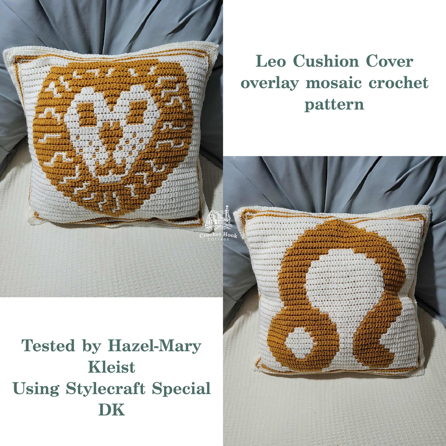 Crochet Pattern eBook- Zodiac Cushion Covers - set of 12