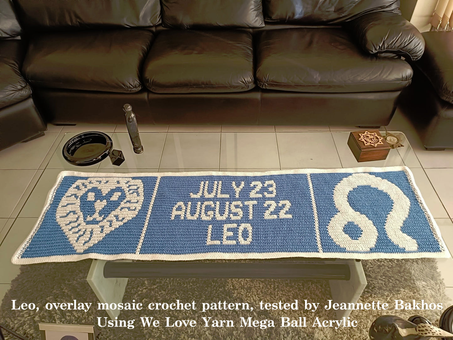 Crochet Pattern - Leo - mosaic crochet pattern