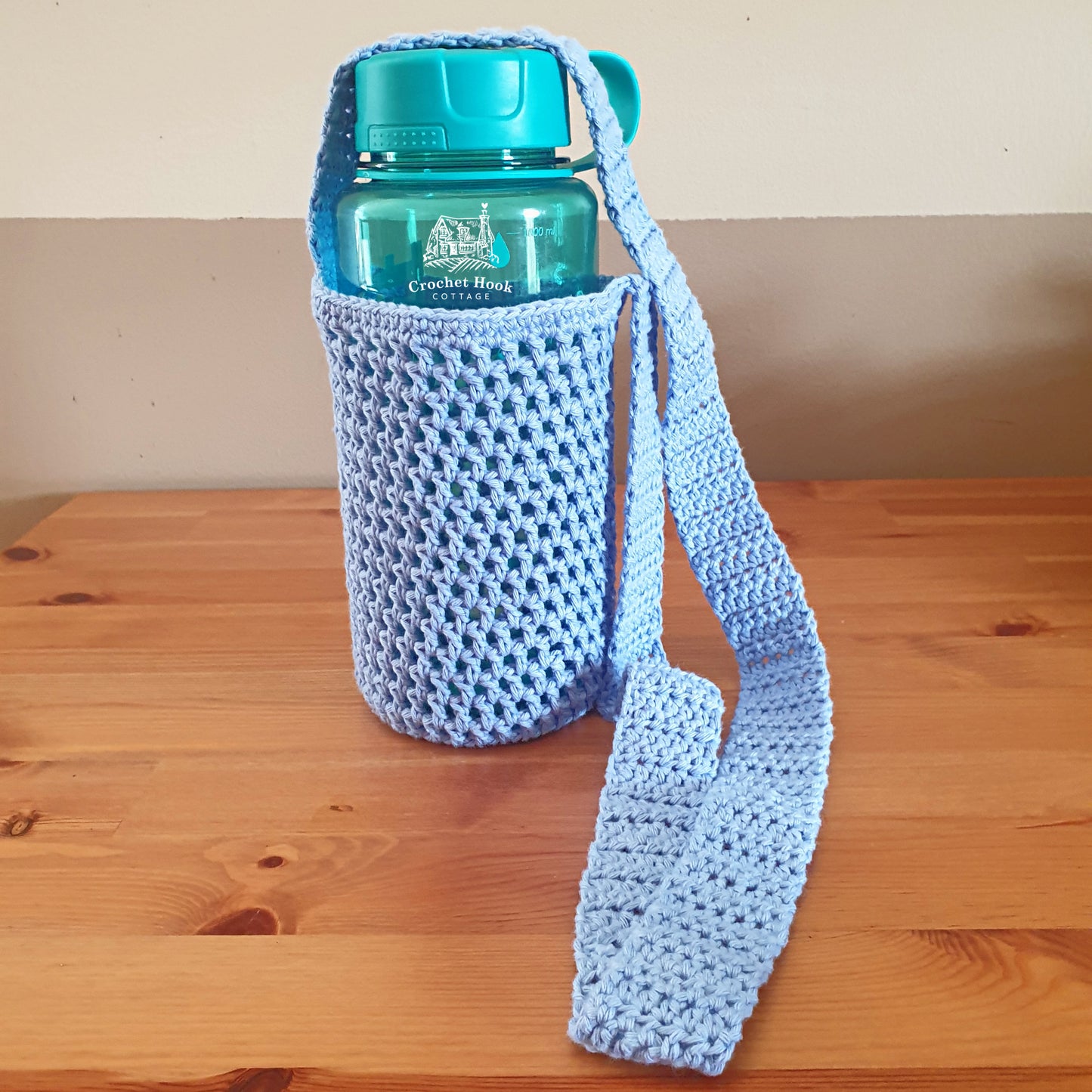 Bottle Holder with Crossbody Strap, Drink Bottle Bag