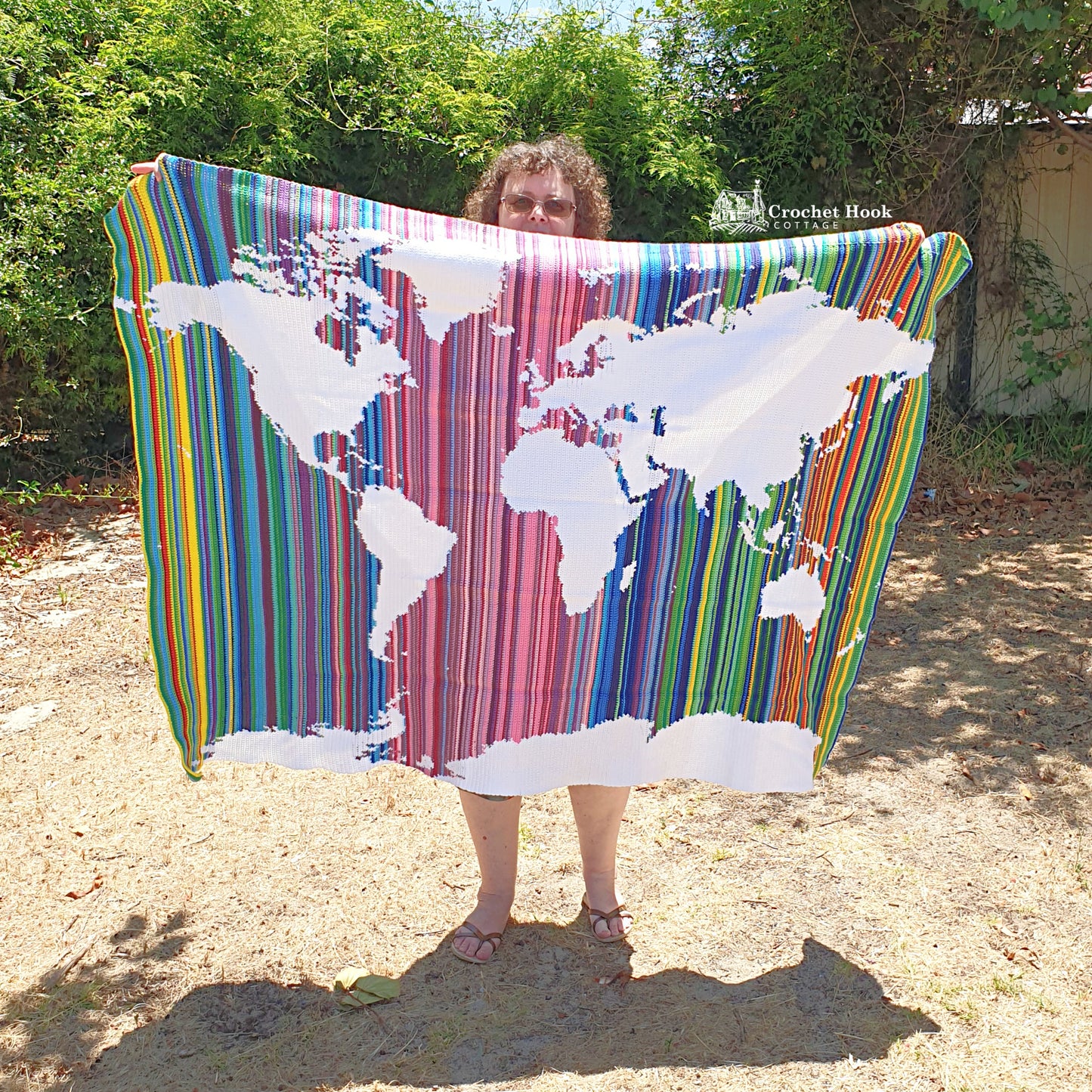 Crochet Pattern - Our Earth Blanket - Temperature Blanket pattern or Normal Blanket pattern