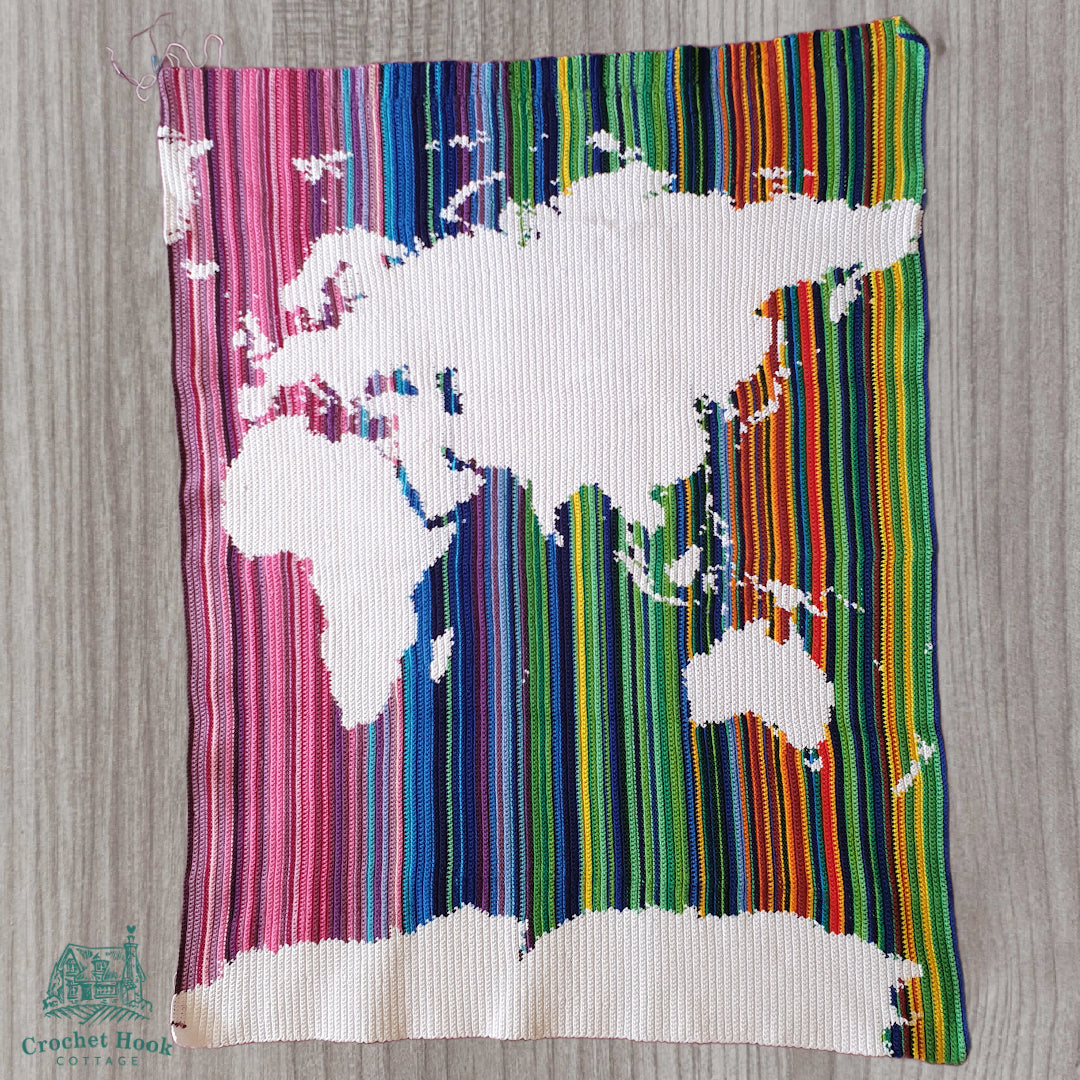 Crochet Pattern - Our Earth Blanket - Temperature Blanket pattern or Normal Blanket pattern