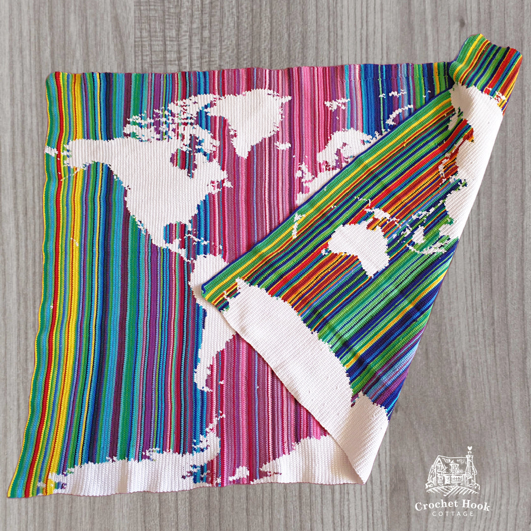 Crochet Pattern - Our Earth Blanket - Temperature Blanket pattern or Normal Blanket pattern