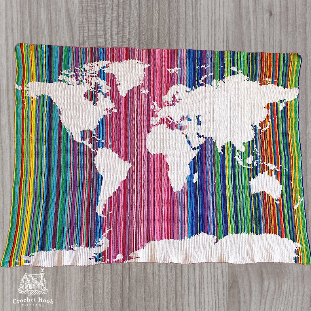 Crochet Pattern - Our Earth Blanket - Temperature Blanket pattern or Normal Blanket pattern
