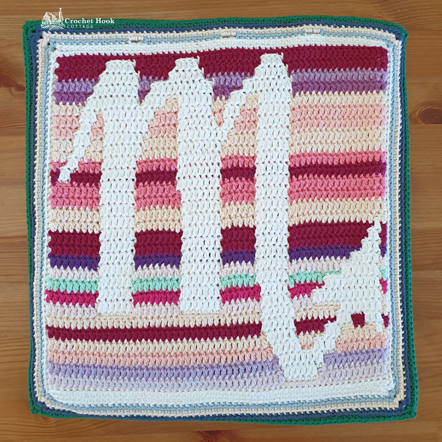 Crochet Pattern - Scorpio Cushion Cover - mosaic crochet pattern