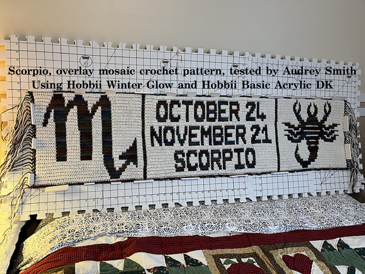 Crochet Pattern - Scorpio - mosaic crochet pattern