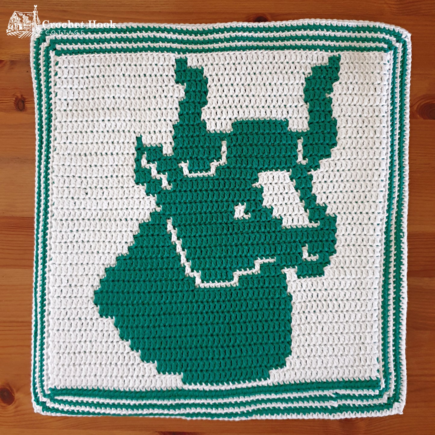 Crochet Pattern - Taurus Cushion Cover - mosaic crochet pattern