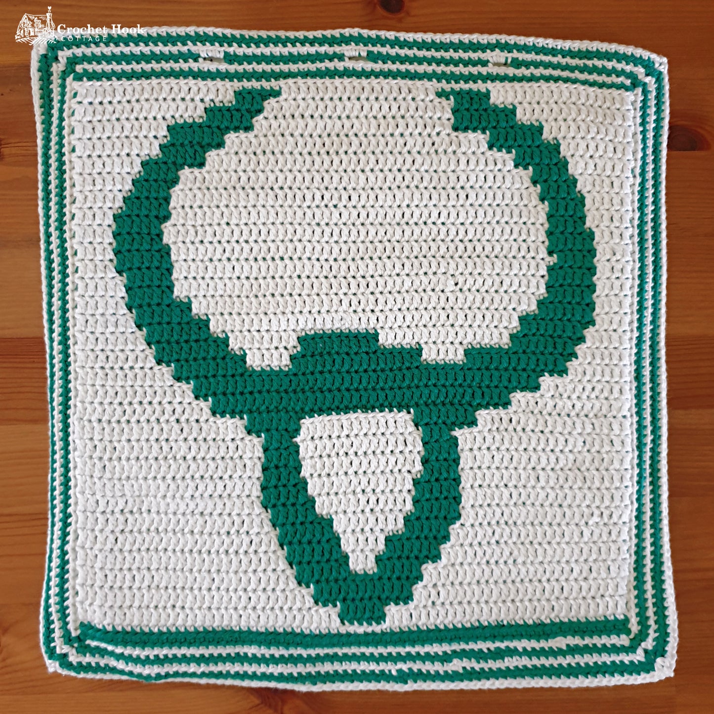 Crochet Pattern - Taurus Cushion Cover - mosaic crochet pattern