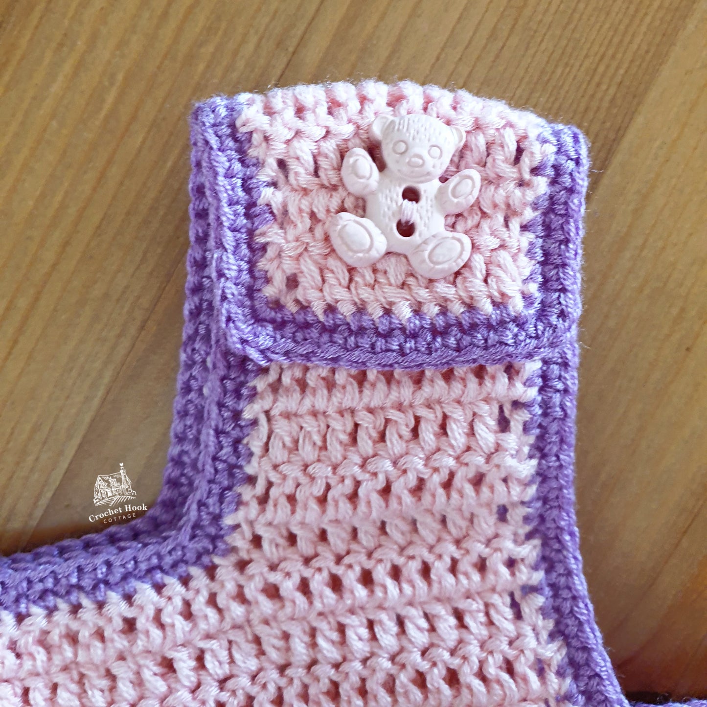 Baby Rompers - vintage granny-square chic