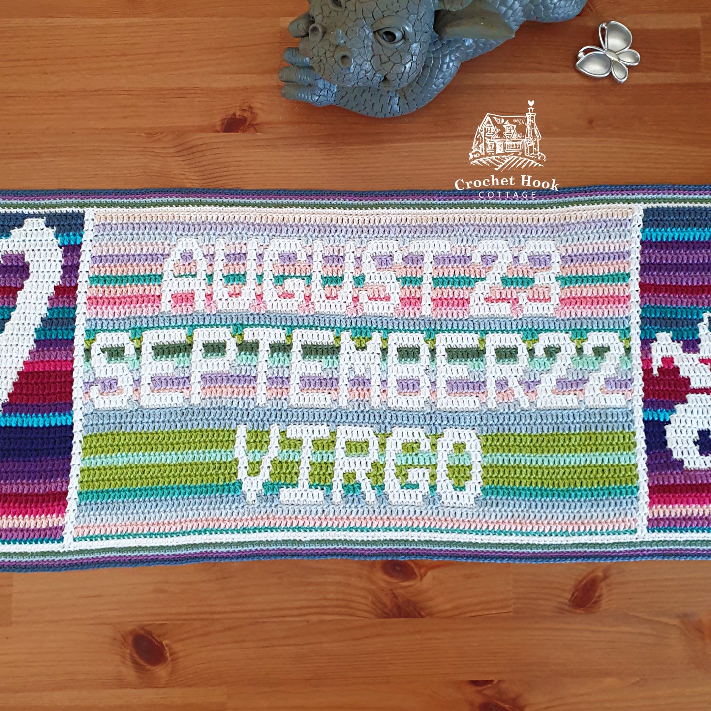 Crochet Pattern - Virgo - mosaic crochet pattern