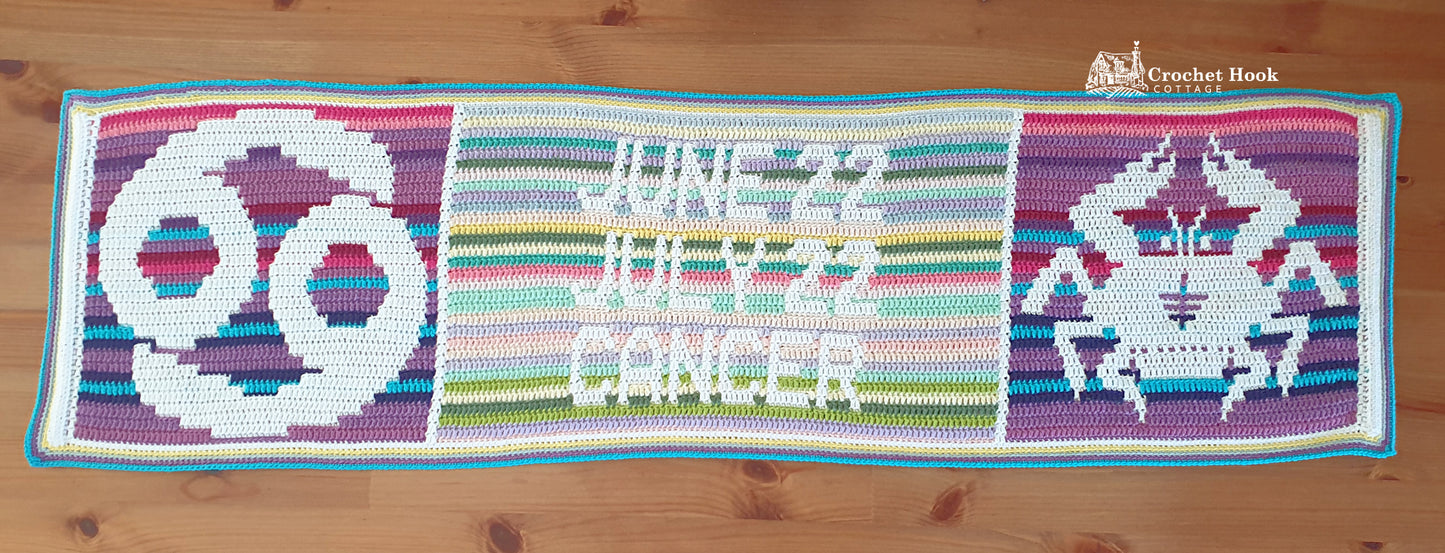 Crochet Pattern - Cancer - mosaic crochet pattern